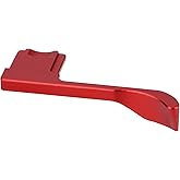 Haoge THB-X4R Hand Grip Metal Hot Shoe Thumb Up Rest for Fujifilm XE4 Fuji X-E4 Camera Red