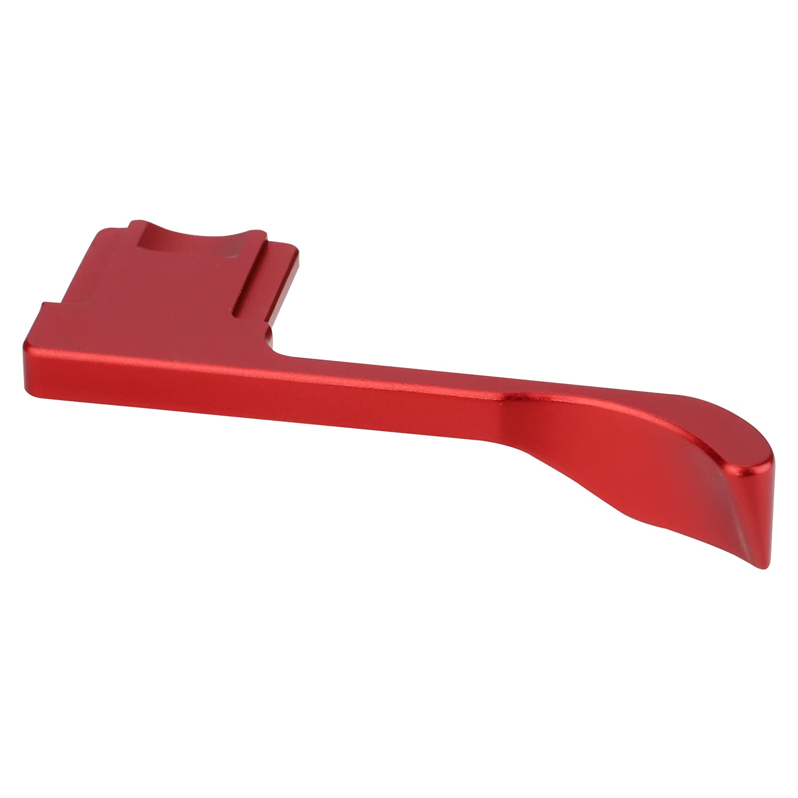 Haoge THB-X4R Metal Hand Grip Hot Shoe Thumb Up Rest for Fujifilm XE4 Fuji X-E4 Camera Red