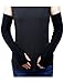 Dahlia Women's Arch Cable Acrylic Knit Fingerless Long Arm Warmer Gloves