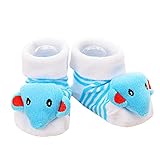 Aivtalk Unisex Baby Cute 3D Cartoon Short Sock Slipper Shoe Bootie-Elephant
