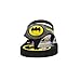 Batman Led Light up Flip Flop Beach Shoes Toddler Little Boys, Black, Medium 7-8