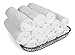 SALBAKOS - Premium Washcloths 12 Pack Set, 100% Turkish Cotton, Highly Absorbent & Quick Dry, Face Towels Wash Cloths for Hotel, Spa & Gym | 13
