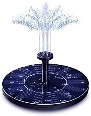 OUSI Solar Water Pump for Pond Solar Water Fountain Pump Solar for Fountain Solar Fountain Pump Kit Outdoor Floating Fountain Pond with Spraying Nozzle for Pond Fountains Ponds Waterfalls