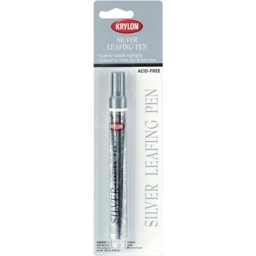 Krylon Acid-free Leafing Pen - For Metallic Highlights - Silver (1 Pen)