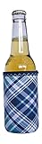 Mini Koverz - #1 Neoprene 12 oz. Can/Bottle Coolie Insulator - CHOOSE FROM 13 STYLES! - Plaid