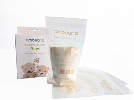 30 Count Breast Milk Storage Bags, 7.5 Oz/220 ml Breastfeeding Freezer Storage Container Bags, Pre Sterilized, Ideal for Storing and Freezing Breastmilk