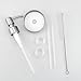 ONME Soap Dispenser Lids - Stainless Steel Mason Jar Soap Dispenser Bathroom Accessories 2 Pack Set - (Jar Not Included) (Silver)