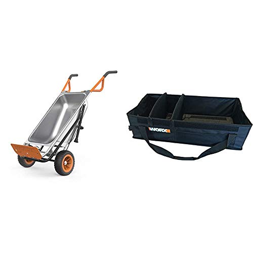 WORX Aerocart 8in1 Wheelbarrow/Yard Cart/Dolly & WA0234 Aerocart