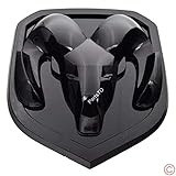 PartsTo Front Hood Grille Head Emblem Badge for 2013-2018 Dodge Ram 1500 2500 3500 4500 5500