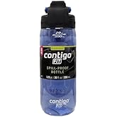 Contigo Fit Autoseal Tritan Spill-Proof Bottle, Amp Blue, 20 Oz/1.25 Pt/590 mL