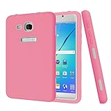 Samsung Galaxy Tab A 7.0 Case, Pink, Jeccy 3in1 Full-body Shock Proof Hybrid Heavy Duty Armor Defender Protective Case, Silicone Skin Hard Plastic Case for Samsung Tab A 7 (SM-T280 / SM-T285)