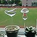 winemana 2 Pack Plant Watering Bulbs Glass Self-Watering Stakes Water Globe Automatic Irrigation Device for Indoor & Outdoor Plants, Bird & Mushroom