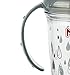 Nuby 2-Handle Printed No-Spill Thin Flip-It W/360 Weighted Straw Cup, Raindrops/Grey