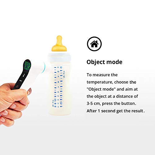 Digital Infrared Forehead and Ear Thermometer by PARAMED - Accurate, Instant Scan Dual Function Medical Thermometer - Backlight Display with Fever Alarm - Clinically Calibrated for Adult Kids Infant - Thumbnail 2