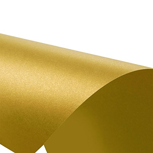 Shimmer Paper 96 Pack GOLD Metallic Cardstock Double Sided Laser
