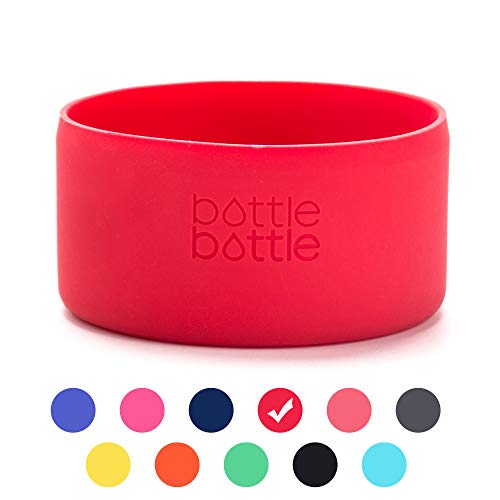 bottlebottle Protective Silicone Sleeve Fit 12-64oz for Hydro Flask,Simple Modern,Takeya,MIRA, Iron Flask and Other Brand Water Bottle, BPA Free Anti-Slip Bottom Sleeve Cover