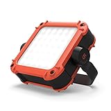 Gear Aid 90120 Rechargeable Light and Portable Power Station, 60 LEDs, 10,400 mAh, Orange