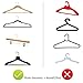 Meta-U Black Garment Hanger White Print Coat Sizer XXS Size Marker Letter Tags (XXS 100Pcs)