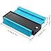 Contour Gauge Duplicator,BAGTeck Woodworking High Accuracy Contour Shape Tracing Template Measuring Tool - Profile Jig Guide -Pipe Tile Frame Gauge -Layout Copy Tool(Blue)