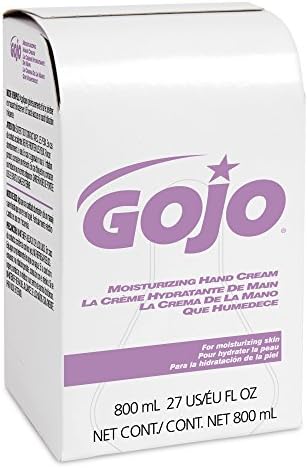 GOJO 9142-12 Moisturizing Hand Cream, 800 mL Refill (Pack of 12)