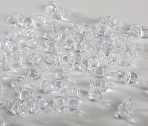 mini plastic pacifiers
