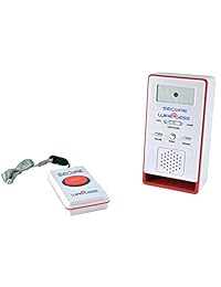 Sistema de alerta a enfermera remoto inalámbrico Secure, botón de llamada del pacientes y localizador del cuidador, alcance de más de 500 pies