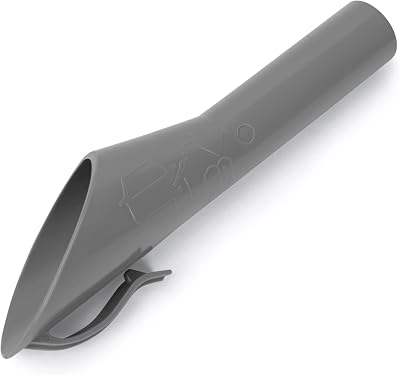 URAQT Emergency Diesel Fuel Filler Capless Funnel Gray 170mm 1782177