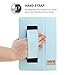 Snugg Leather Kick Stand Case for Apple iPad Air 2 - Baby Blue