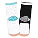 Kids Polar Bear and Penguin Toddler Mismatched Animal Friends No-Skid Socks