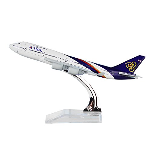 24-Hours Thailand Thai Airways International Boeing 747 Alloy Metal Models Child Birthday Gift Plane Models Toys