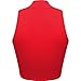 Fashion Wardrobe Womens Crop Top Ladies Polo Turtle Neck Sleeveless Tshirt Cropped 8 10 12 14 New (USA 10-12 / UK 12-14 (M/L), Red)