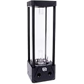 Alphacool Eisbecher Aurora 250mm Glass Reservoir with D5 Body (Pump Not Included), Black/Acetal