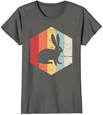 Womens Retro Rabbit T-Shirt Medium Asphalt