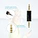 LANMU 3.5mm Audio Adapter,3.5mm Jack Male to Male Adapter Connectors,3.5mm Headphone Stereo AUX Adapter (3 Pack)