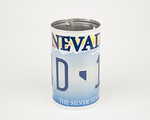 Nevada License Plate Pencil Holder - Back to School supply - Dorm Room Decor - Desk Accessory - Office Organization - Graduation Gifts - Flower Vase - Nevada souvenir