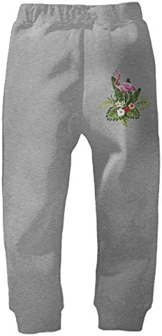 YE9WU Pink Flamingos Birds Children Toddlers Sport Jogger Long Pants Sweatpants for 2T-6T
