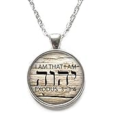 Tetragrammaton Symbol Necklace,Jehovah's Symbol Pendant,Jehovah's Gift,Gift for Coworker,for him,Art Gifts,for Her,TAP335