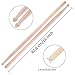 Augshy 3 Pairs 5A Hard Maple Wood Drum Sticks & 1 Pair Retractable Drum Wire Brushes with Storage Bag - Jazz, Folk, Rock Band Drummers & Beginners