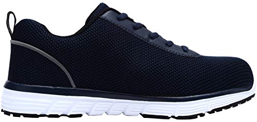 image for LARNMERN Steel Toe Work Safety Shoes Men Reflective Casual Breathable 