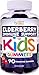Elderberry Gummies for Kids by Feel Great 365 (90 Servings) with Immune Support* | Gluten Free Plant & Pectin Based Formula | Immunity Support with Vitamin C and Zinc | Sambucus Nigra Supplement
