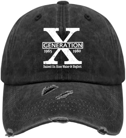 Gen X Hat, Gen X Baseball Cap Black at Amazon Men's Clothing store