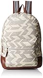 Trailmaker Girls' Printed Backpack with Contrast Bottom, Grey