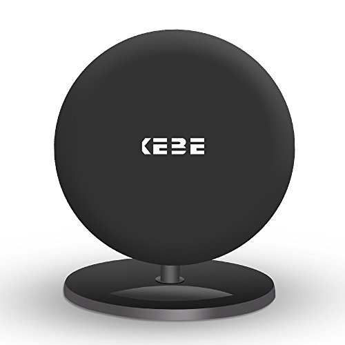 Fast Wireless Charger Q8 Black Color Qi Wireless Charger IphoneX/8/8Plus/7/7Plus Samsung GalaxyS8/S8plus/S7/S7Plus Note5/S6 Edge Plus (Black)