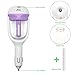 Car Air Humidifier, Humidifier Diffuser, soled Cool Mist Humidifier, Car Air Humidifier and Aromatherapy Essential Oil Diffuser, Portable Car Travel 50ml USB Mini Freshener Diffuser (Purple)