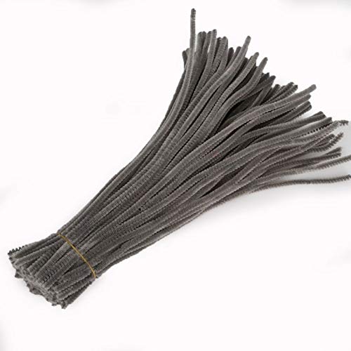 Pipe Cleaners Chenille Stems 100pcs 5mm Chenille Stems Pipe Cleaners Children Kids Plush Educational Toy Crafts Colorful Pipe Cleaner Toys Handmade DIY Craft