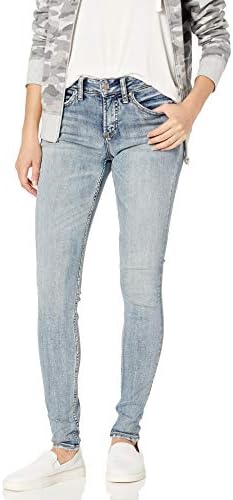 high rise silver jeans