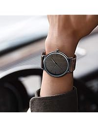 BEWELL W163A - Reloj de pulsera para hombre y mujer, analógico, de cuarzo, minimalista