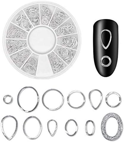 Oasics Nail Art Decoration Nail Glitter Sequines Nail Tip Decoration Nail Rivet Jewelry Diamond Pearl Nail Art Stickers Decals Nail Art Salon Tool for DIY Decoration