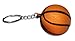 Novel Merk 12 Pack Brown Basketball Keychains for Kids Party Favors & School Carnival Prizes