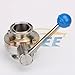 Tri Clamp Sanitary Butterfly Valve, 1-1/2